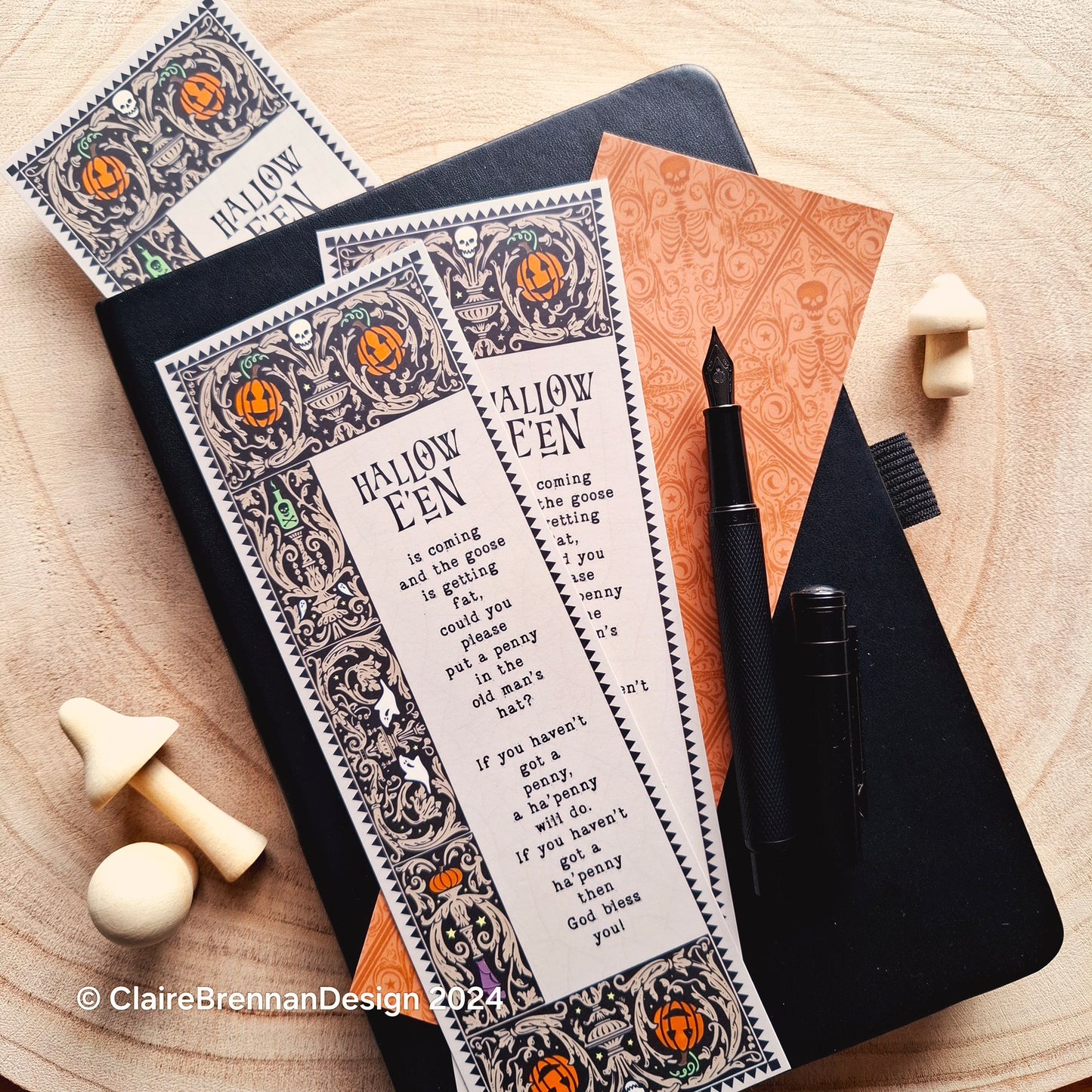 Haunted Halloween Bookmarks