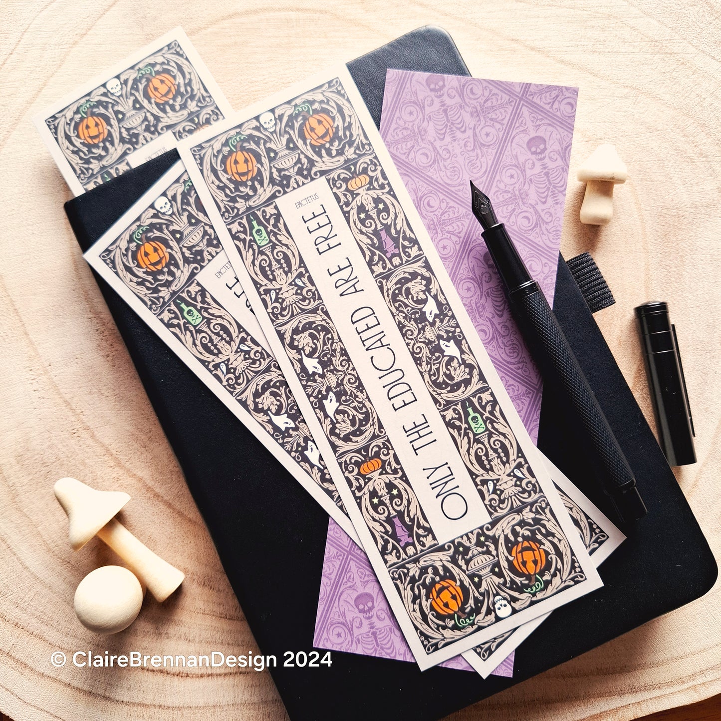 Haunted Halloween Bookmarks