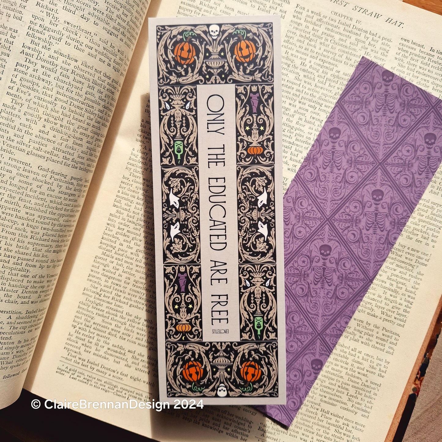 Haunted Halloween Bookmarks