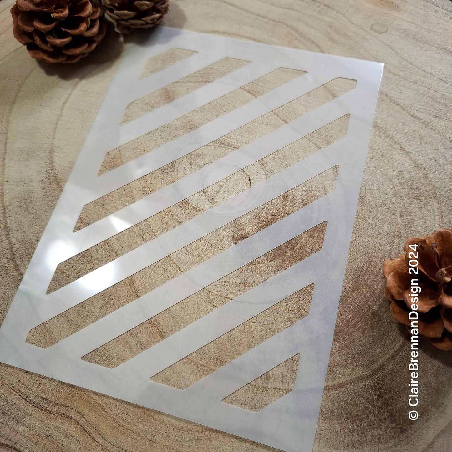 Candy Stripe Stencil